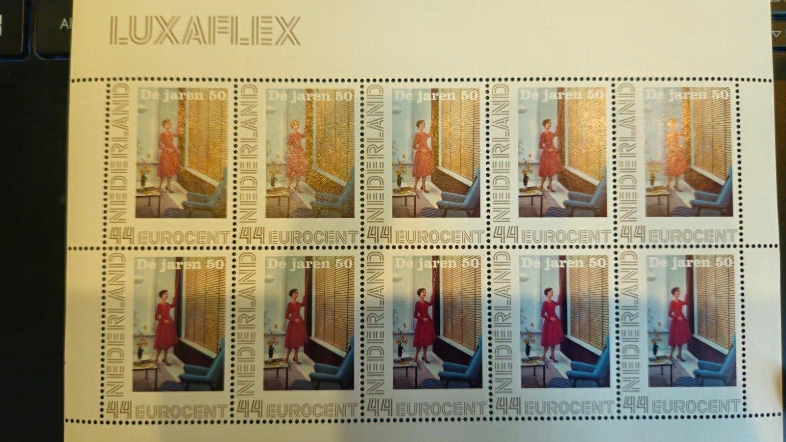 Nostalgie Vintage LUXAFLEX Laag verzendtarief, Ophalen of Verzenden, Postfris