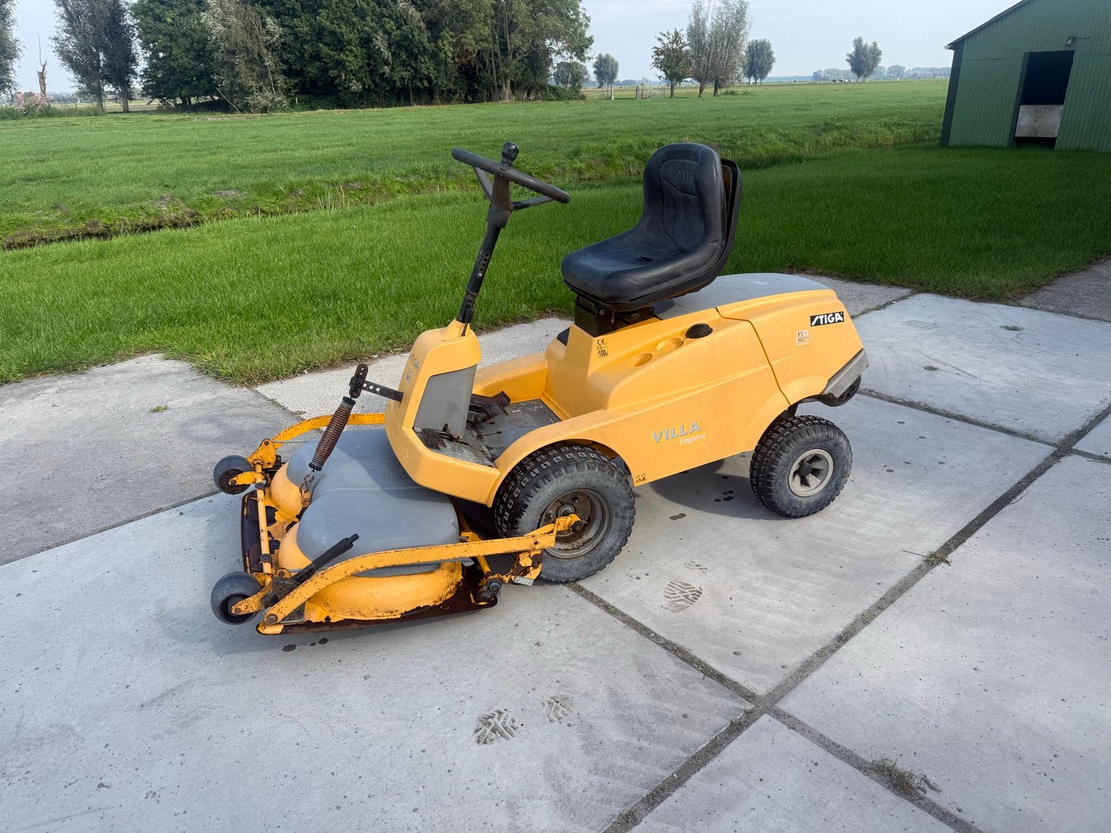 Stiga Villa elegance hydrostaat met werk, Tuin en Terras, Ophalen, Gebruikt, Elektrische starter, Minder dan 90 cm