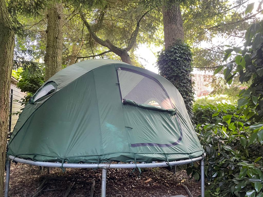 Trampoline tent 3m, Ophalen, Gebruikt