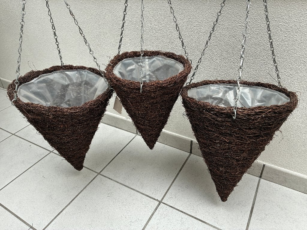 Mooie hangpotten !!! Koopje !!!, Overige materialen, Nieuw, Ophalen of Verzenden, Balkon