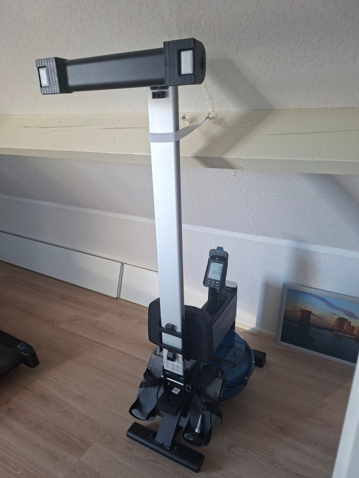 Crivit Roeitrainer met watertank - Zo goed als nieuw, Ophalen of Verzenden, Zo goed als nieuw, Rug, Metaal