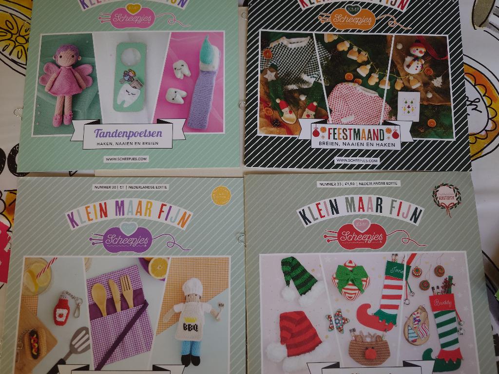 Scheepjes Klein maar fijn 10, 30, 33, 36, Ophalen of Verzenden, Zo goed als nieuw, Breien of Haken, Patroon of Boek