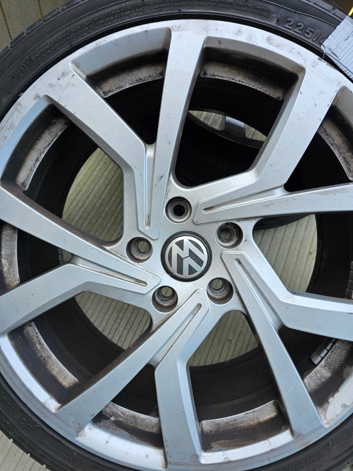 Volkswagen Brescia velgen 18 inch, Auto-onderdelen, Ophalen, 18 inch, Gebruikt, Banden en Velgen
