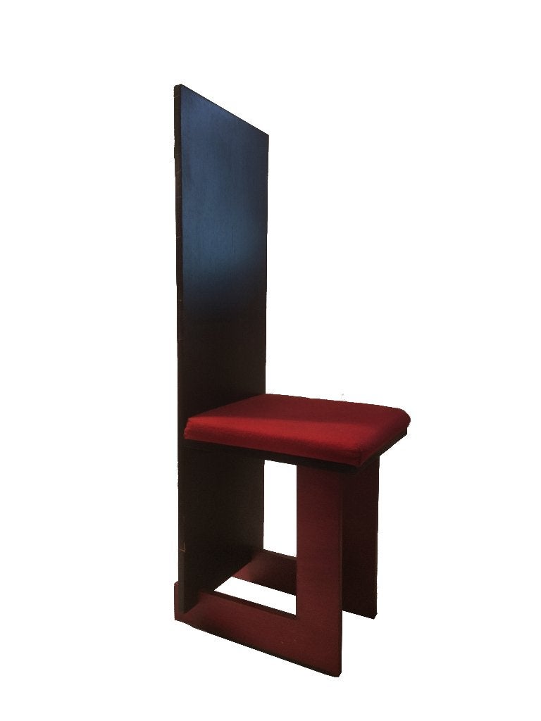 Fantastische vintage modernist constructivism design stoel, Ophalen, Gebruikt, Hout, Eén