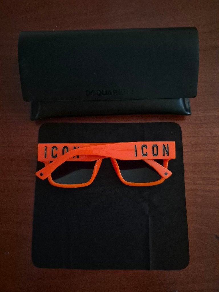 Oranje zonnenbril DSQUARED2, Sieraden, Tassen en Uiterlijk, Zonnebrillen en Brillen | Heren, Overige merken, Zonnebril, Nieuw
