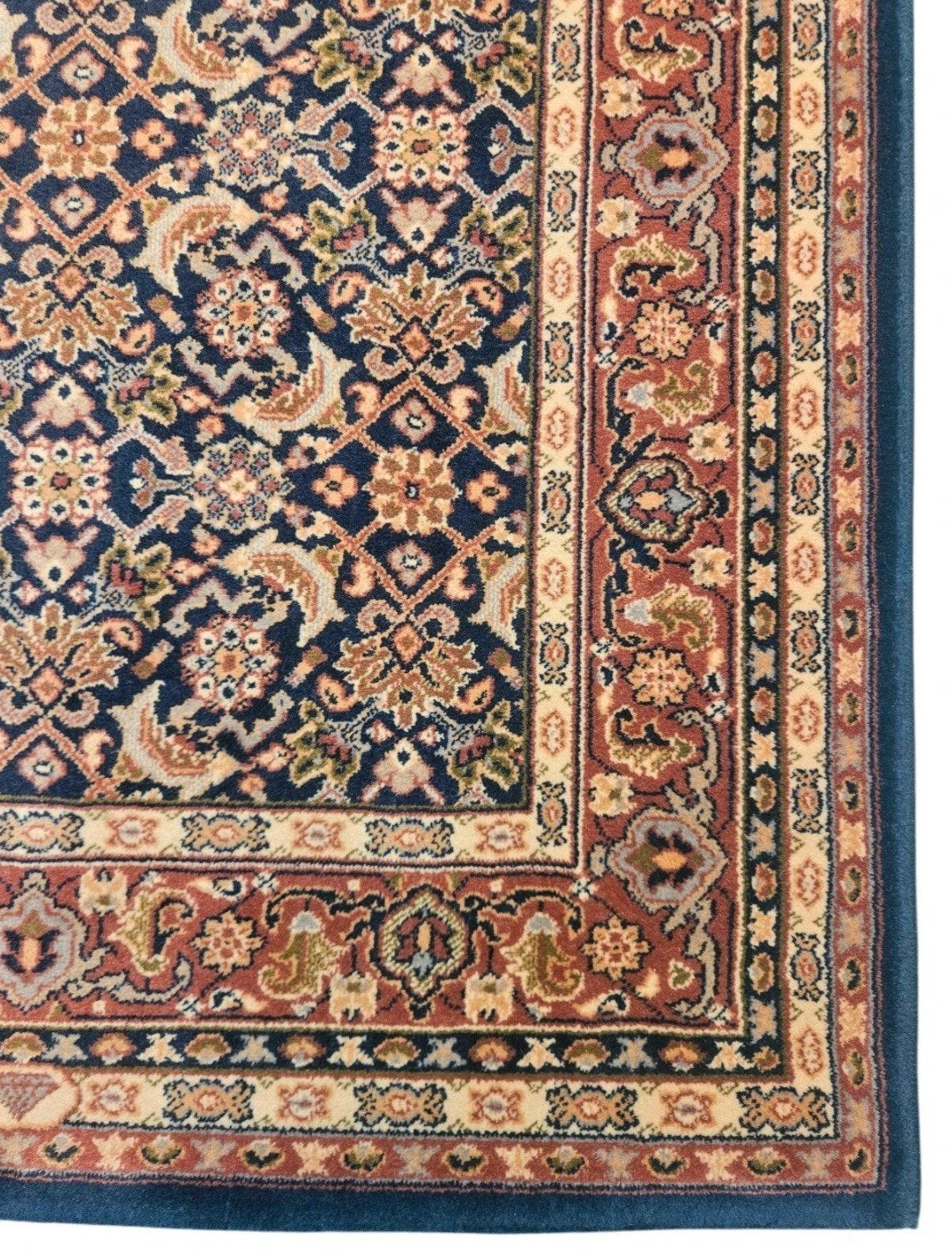 Vintage Perzisch wol tapijt loper Bechir dark blue 85x246cm, 200 cm of meer, Www.hypepopup.nl, Zo goed als nieuw, Www.hypepopup.nl