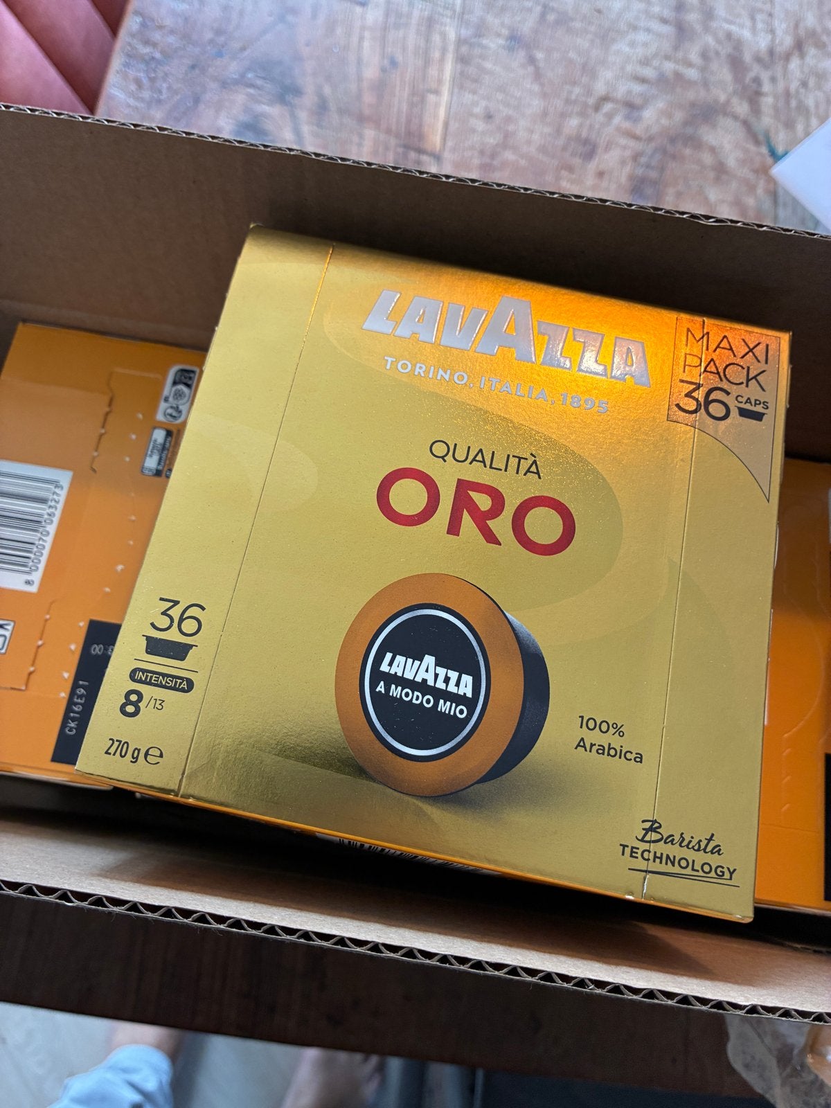 Lavazza Qualità Oro A Modo Mio Koffiecapsules - 5x36 stuks, Overige typen, Goud, Nieuw, Ophalen of Verzenden