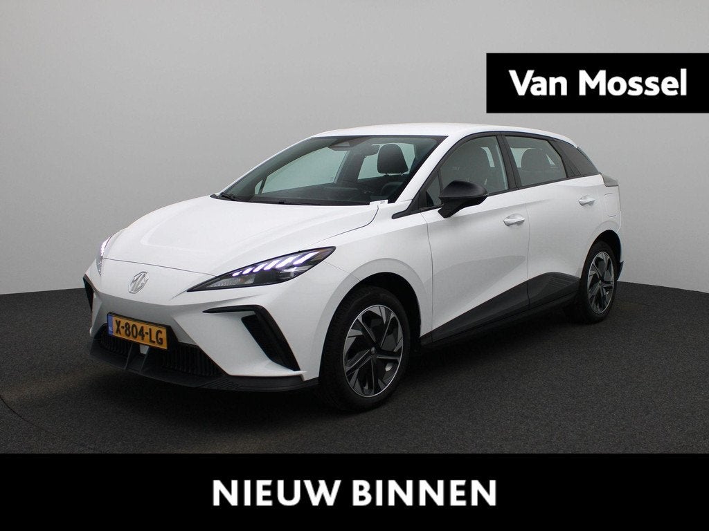 MG MG4 Electric Standard 51 kWh, Auto's, MG, Automaat, 12 maanden, Wit, Parkeersensor