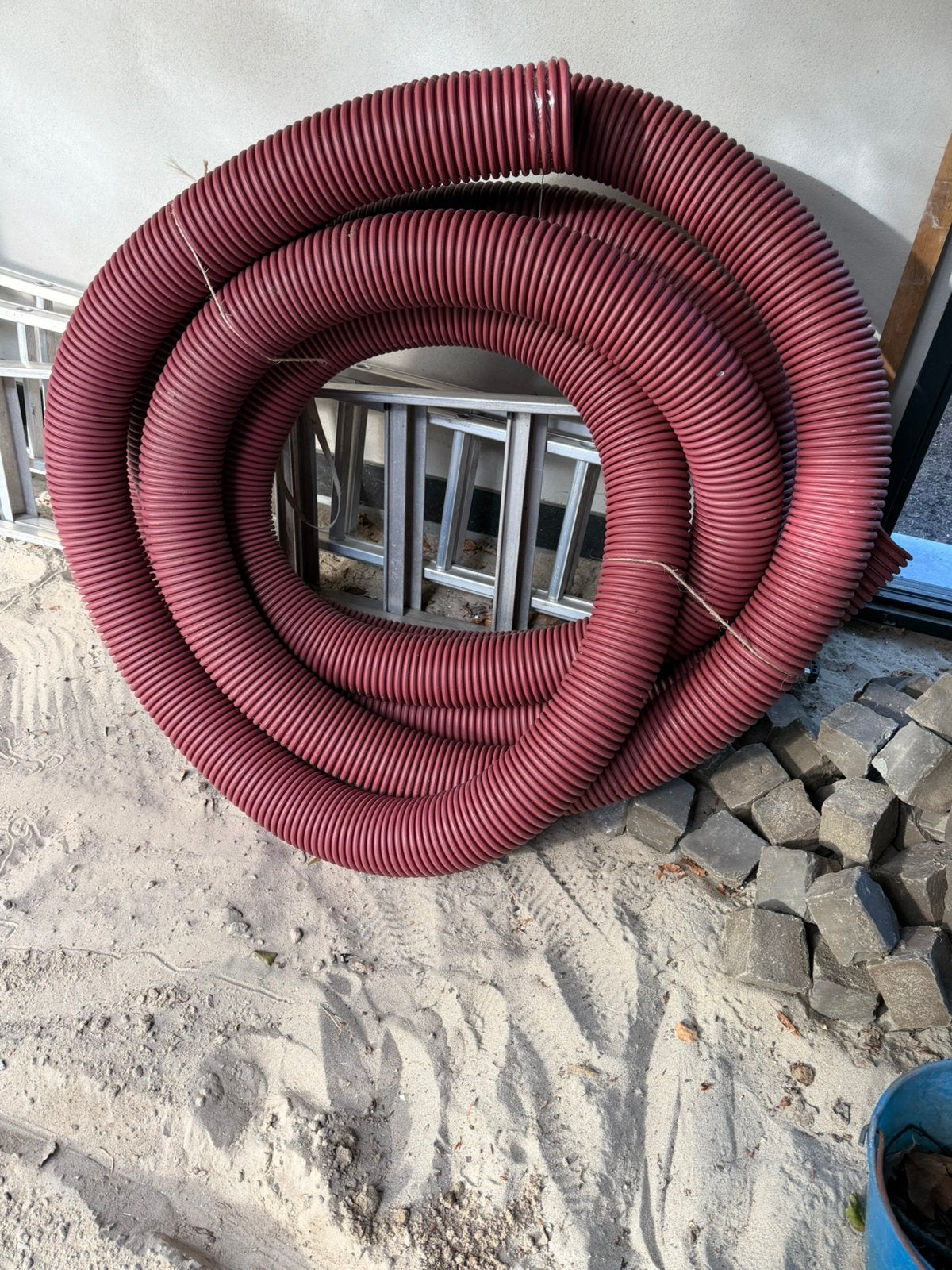 Flexibele mantelbuis 125mm, Ophalen, Pvc, 6 meter of meer, Overige typen