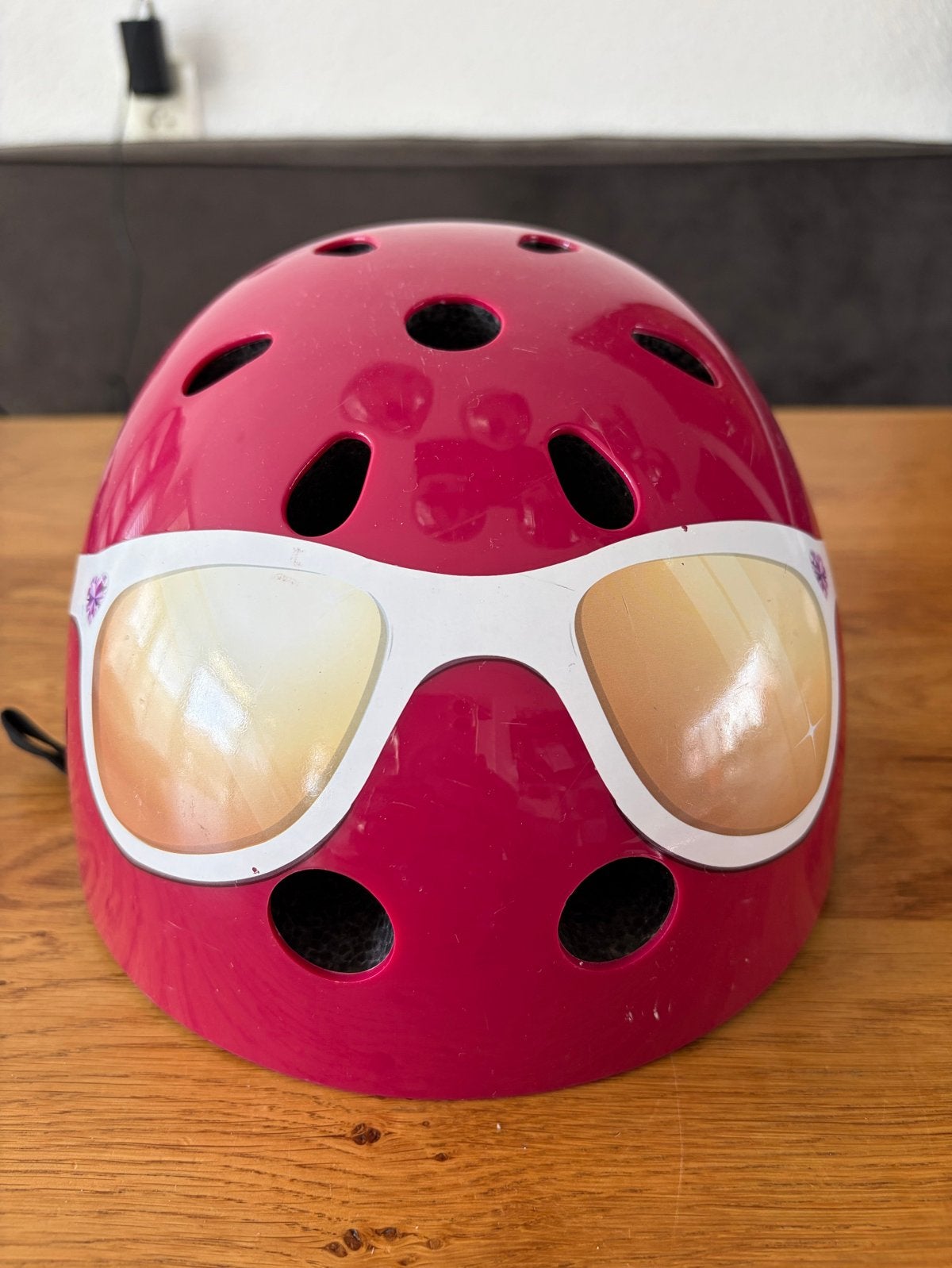 Roze kinderhelm - COCOnutS (46-53cm), Fietsen en Brommers, Fietsaccessoires | Fietshelmen, Gebruikt, Meisje, Overige maten, Ophalen