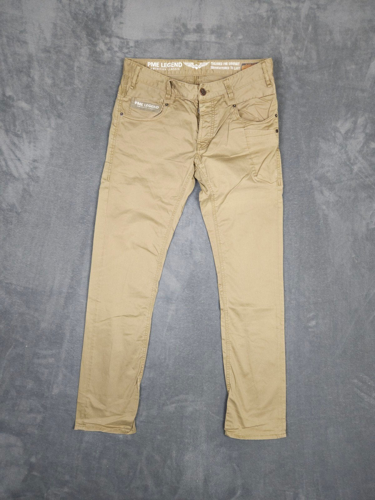 Pme Legend Broek Commander W33 L32 Straight Fit Pall Mall., ., Zo goed als nieuw, ., W33 - W34 (confectie 48/50)