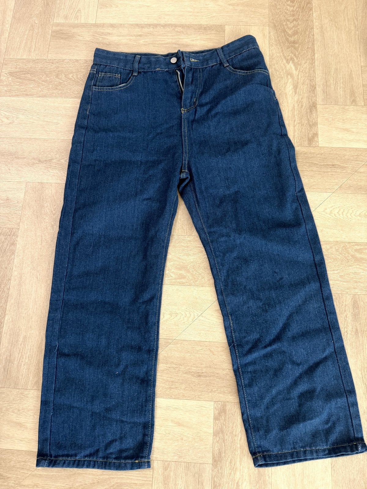 Evisu Jeans uit China, maat XL (valt als 32), Verzenden, Gedragen, Blauw, W33 - W34 (confectie 48/50)