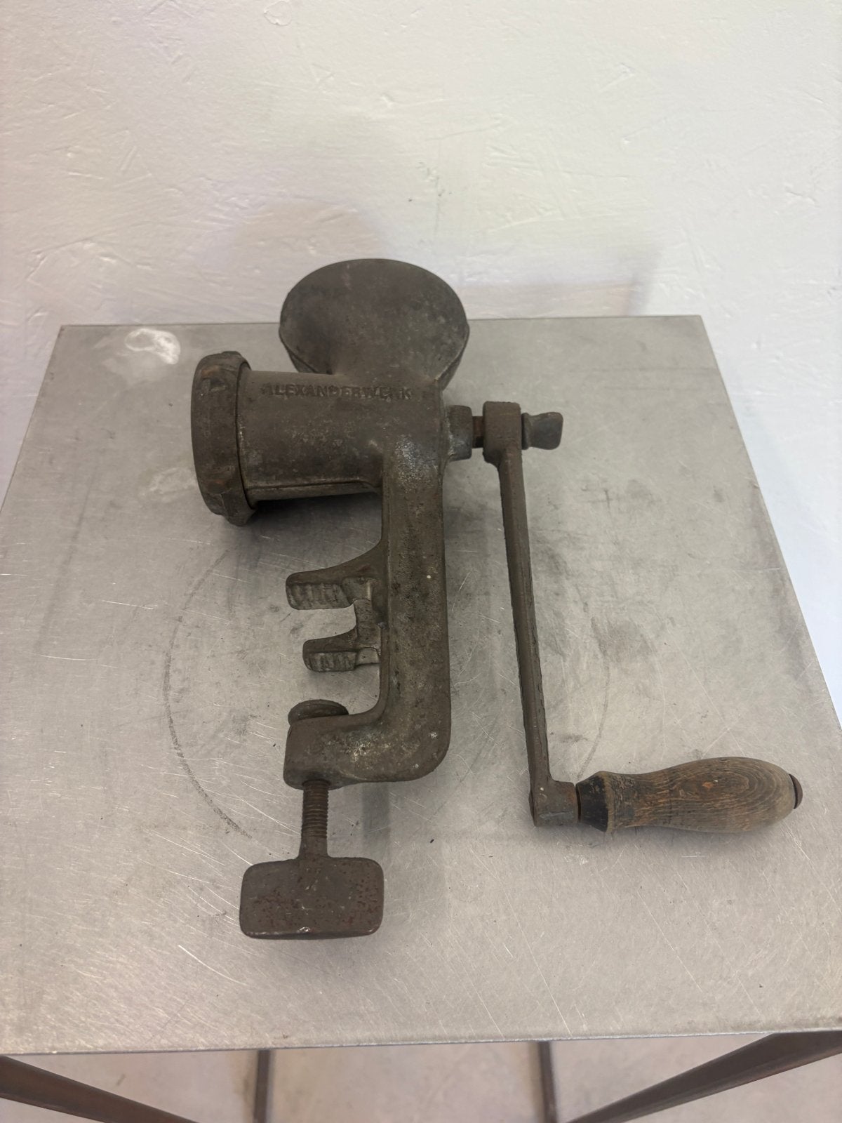 Vintage Alexanderwerk Vleesmolen - Antiek Keukengerei, Ophalen of Verzenden