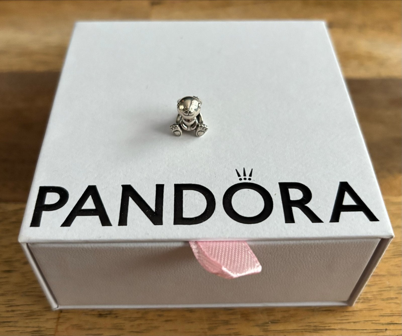 Pandora bedel konijn, Pandora, Ophalen of Verzenden, Zo goed als nieuw, 1 bedel