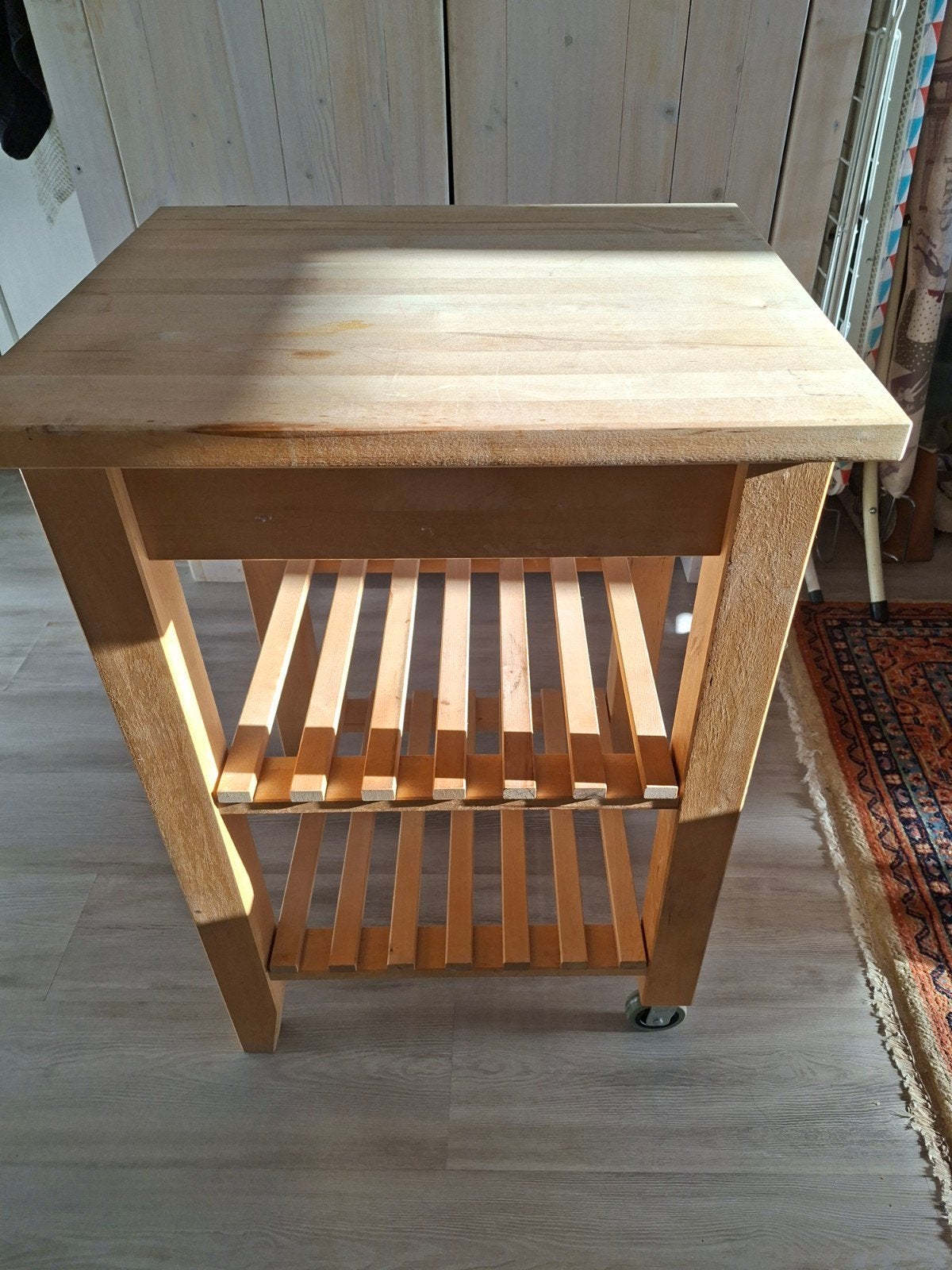 IKEA BEKVÄM roltafel / keukentrolley, Gebruikt, Hout, IKEA, Keukentrolley