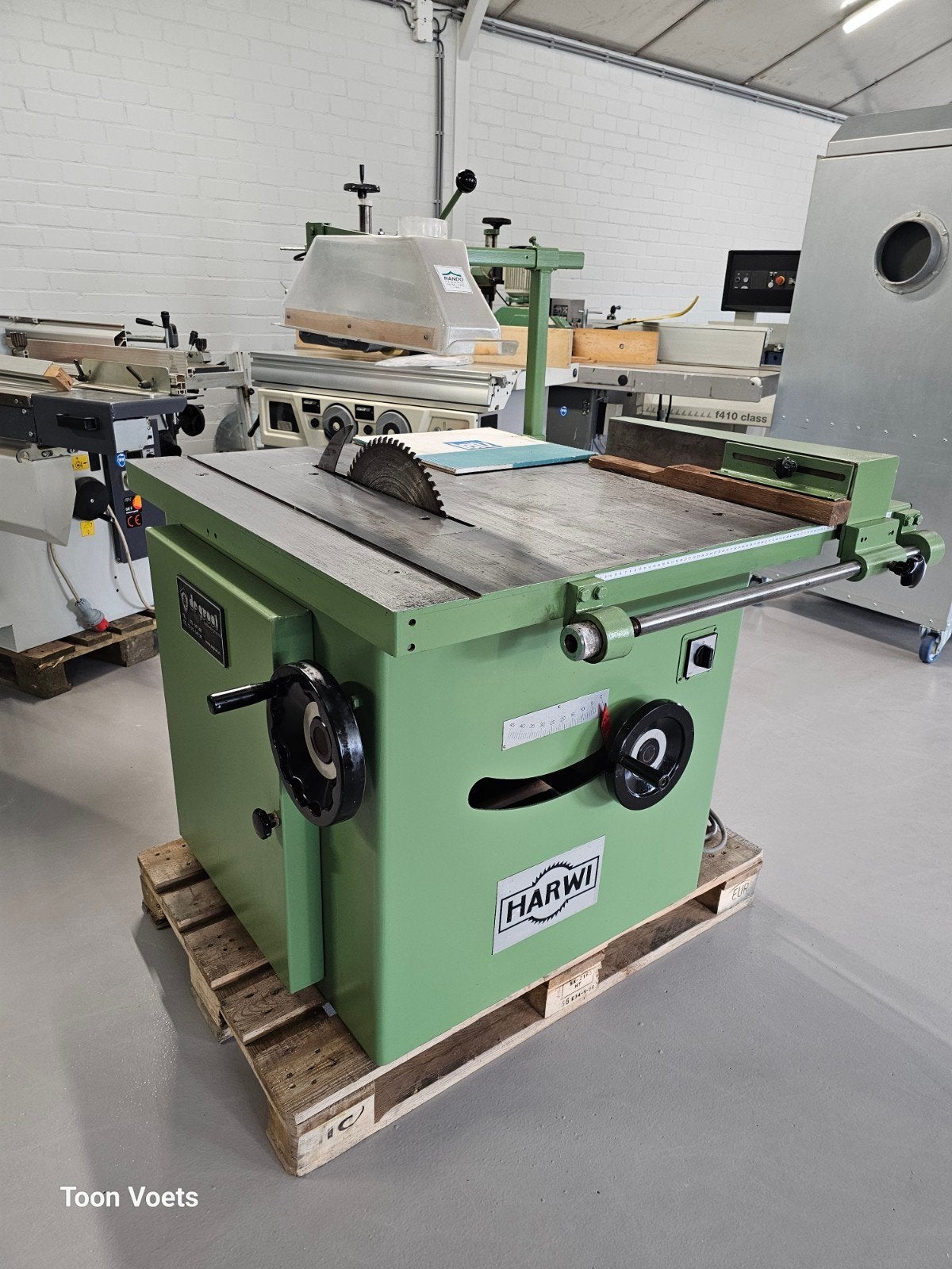 Harwi Cirkelzaag Type 130 Schuininstelbaar, Doe-het-zelf en Verbouw, Gereedschap | Zaagmachines, Ophalen, Gebruikt, Cirkelzaag