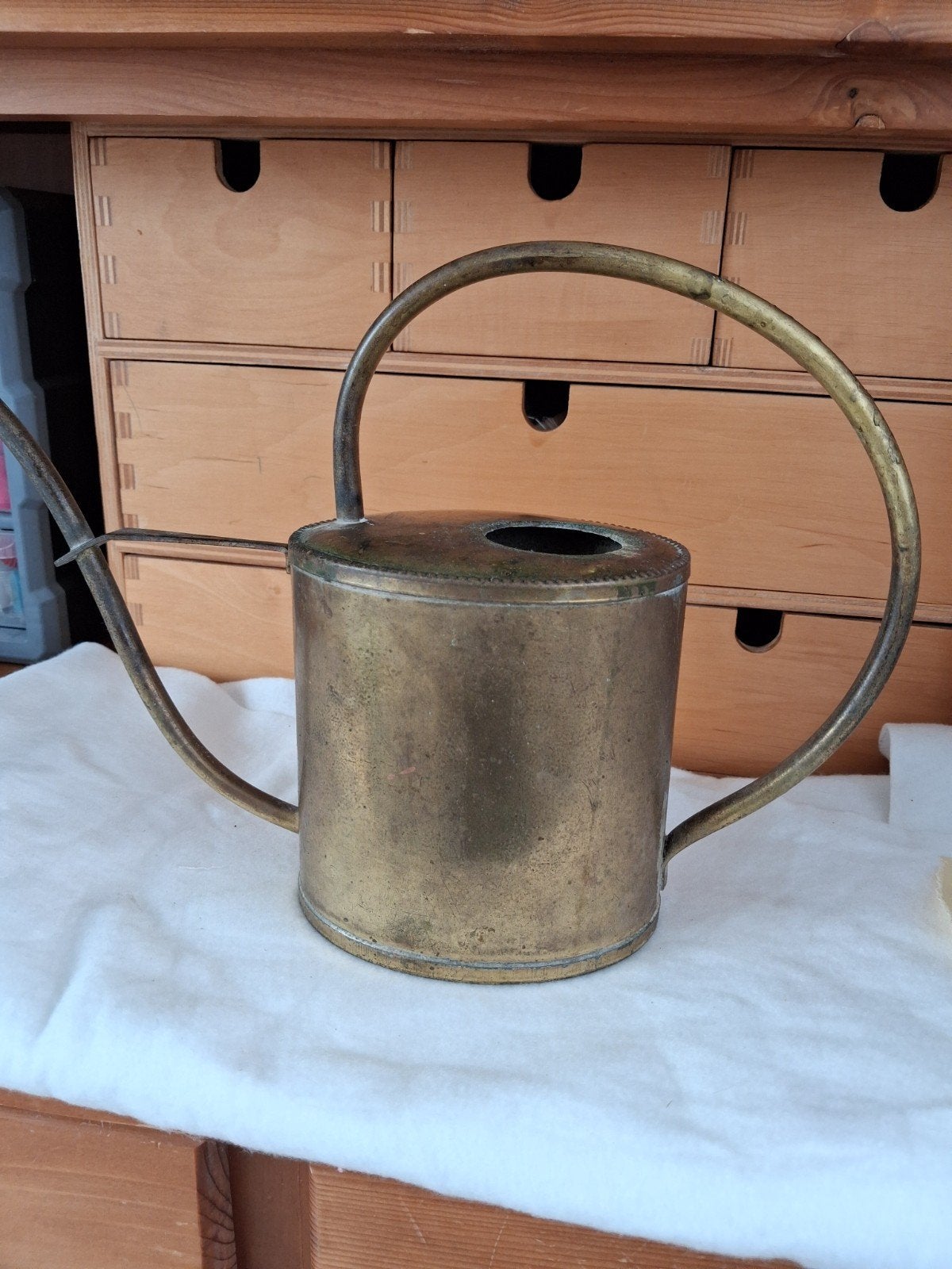 Antieke koperen gieter - Decoratief en functioneel, Antiek en Kunst, Ophalen of Verzenden