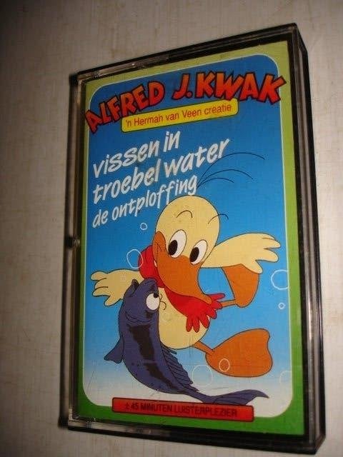 Alfred J. Kwak- Vissen in troebel water- MC, Verzenden, Zo goed als nieuw, 1 bandje