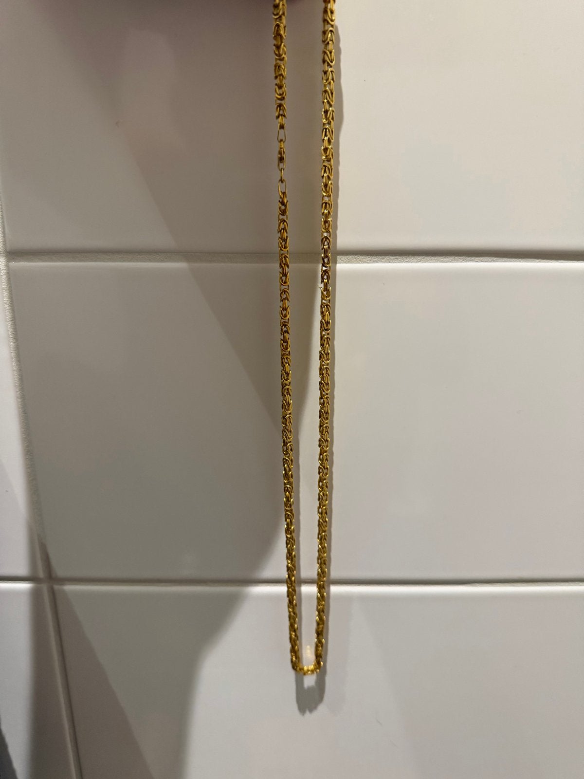 Gouden Koningsketting - Zo goed als nieuw, Sieraden, Tassen en Uiterlijk, Ophalen, Zo goed als nieuw, Goud