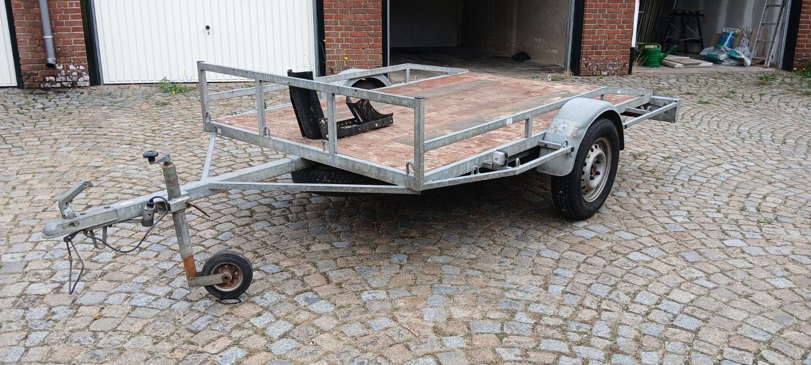 nette enkelasser, platte aanhanger,plateau aanhangwagen, Auto diversen, Ophalen of Verzenden