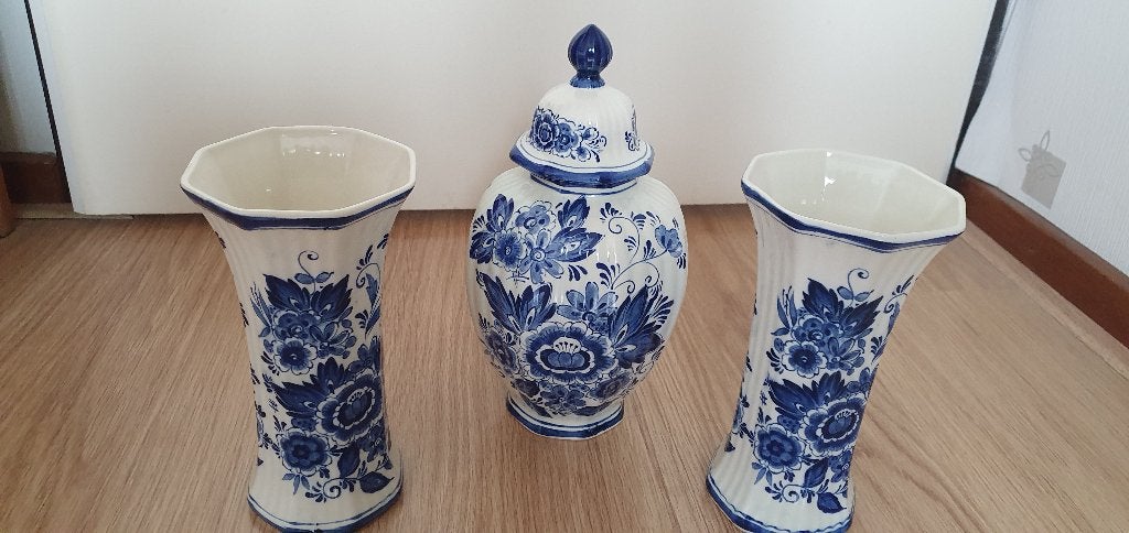 3-delig kaststel Royal Delfts Blauw - 28cm, Ophalen
