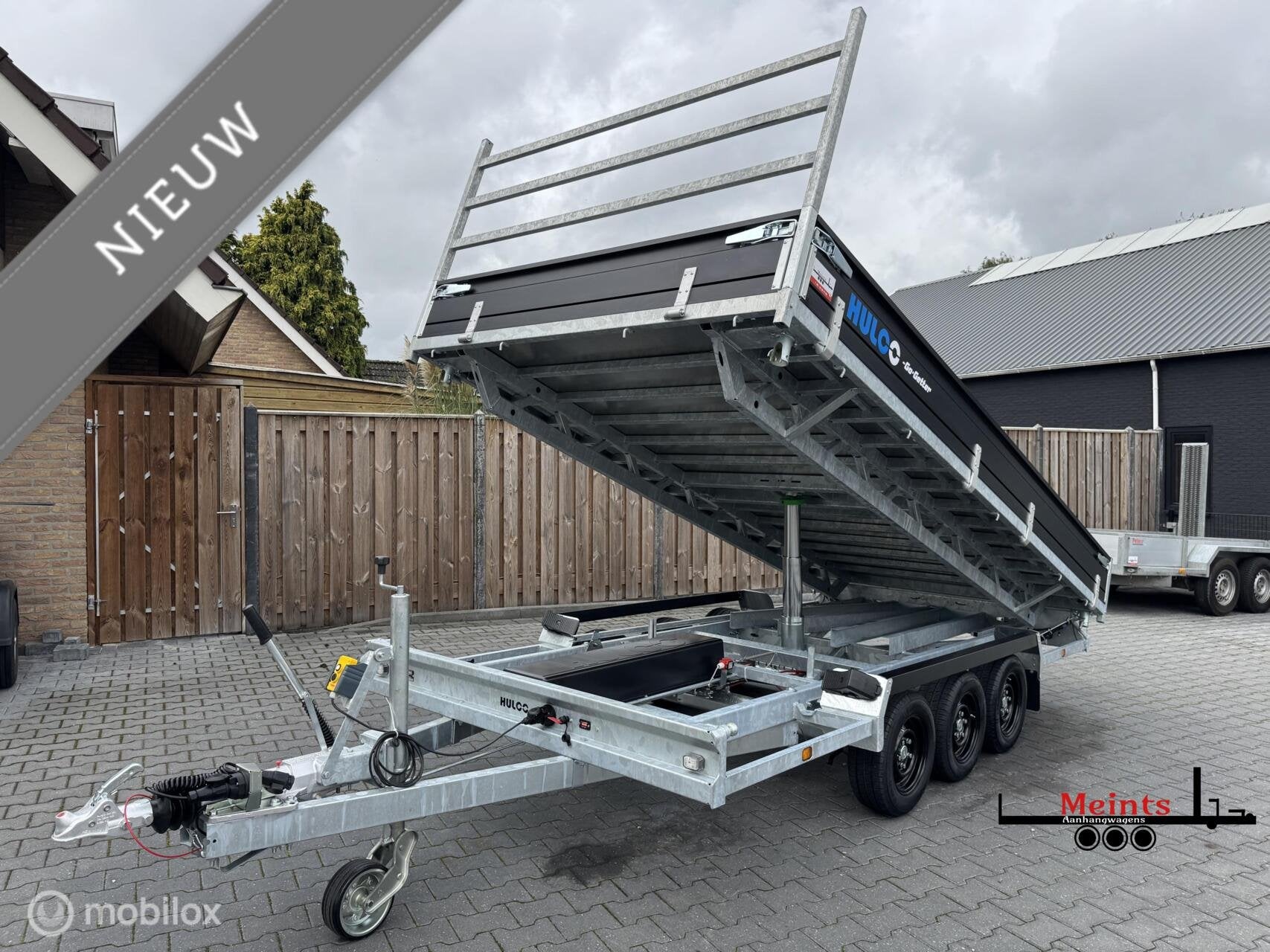 Hulco Kipper aanhanger Benax-3 3500kg 405x203 Go-Getter, Gebruikt