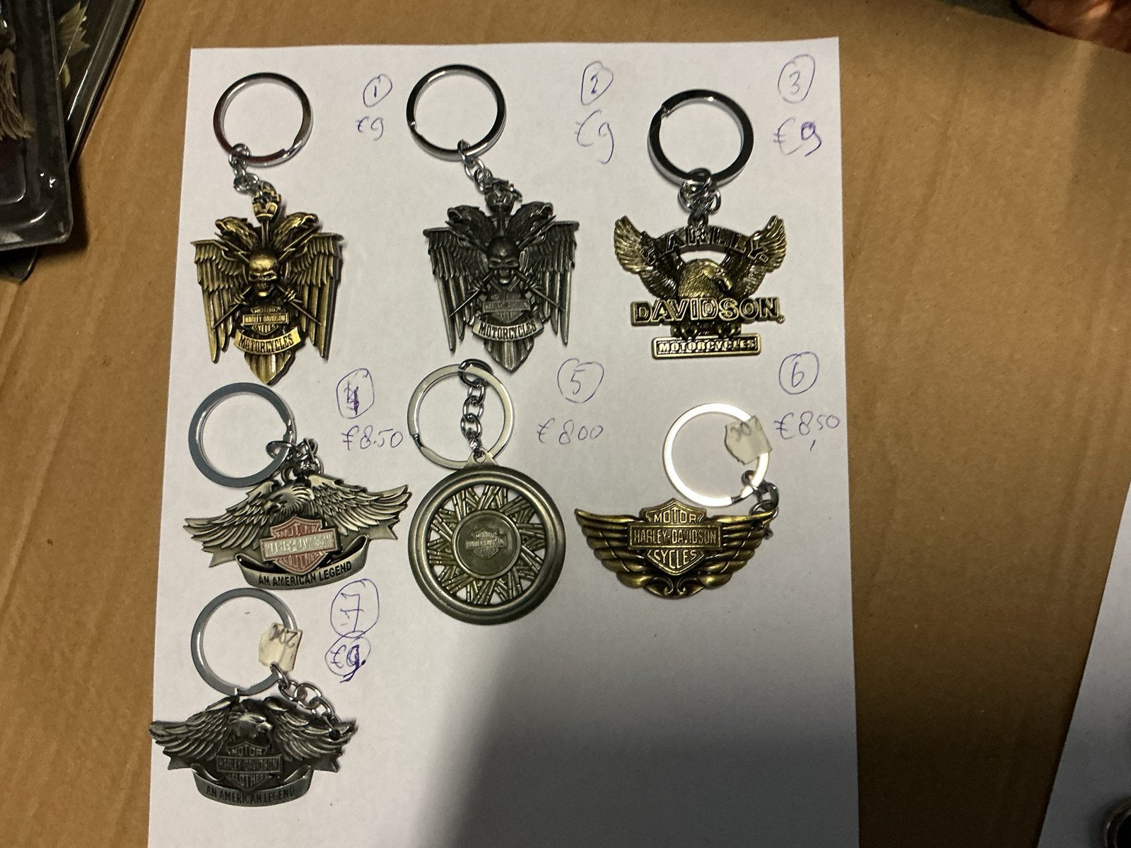 Harley-Davidson Sleutelhangers - Diverse Modellen, Ophalen of Verzenden, Gebruikt, Merk
