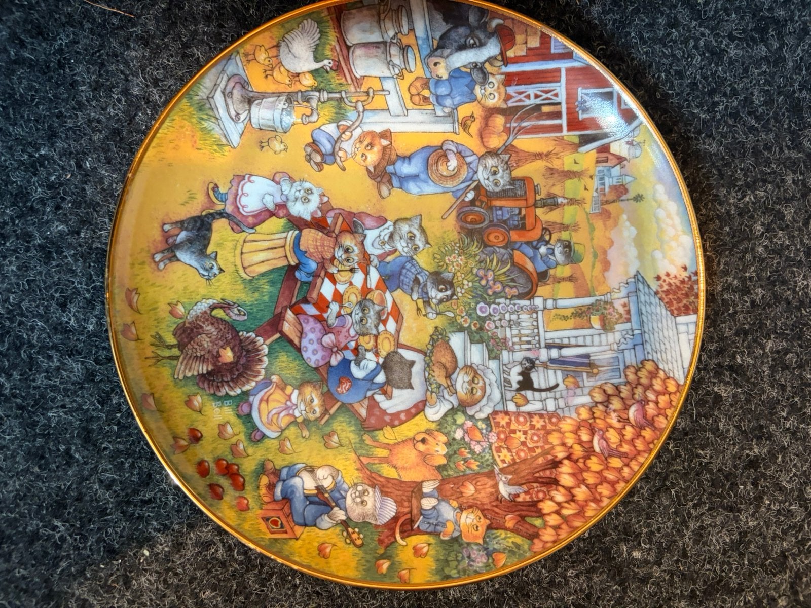 Bill Bell limited editon katten borden, Antiek en Kunst, Antiek | Porselein, Ophalen of Verzenden