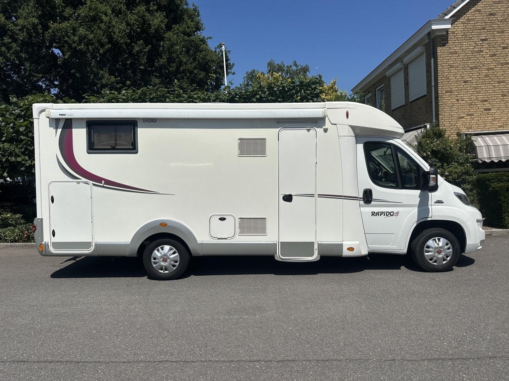Rapido F 680 Zeer compleet 23dKM, Caravans en Kamperen, Campers, Ringverwarming, Fiat, Tot en met 2, 6 tot 7 meter