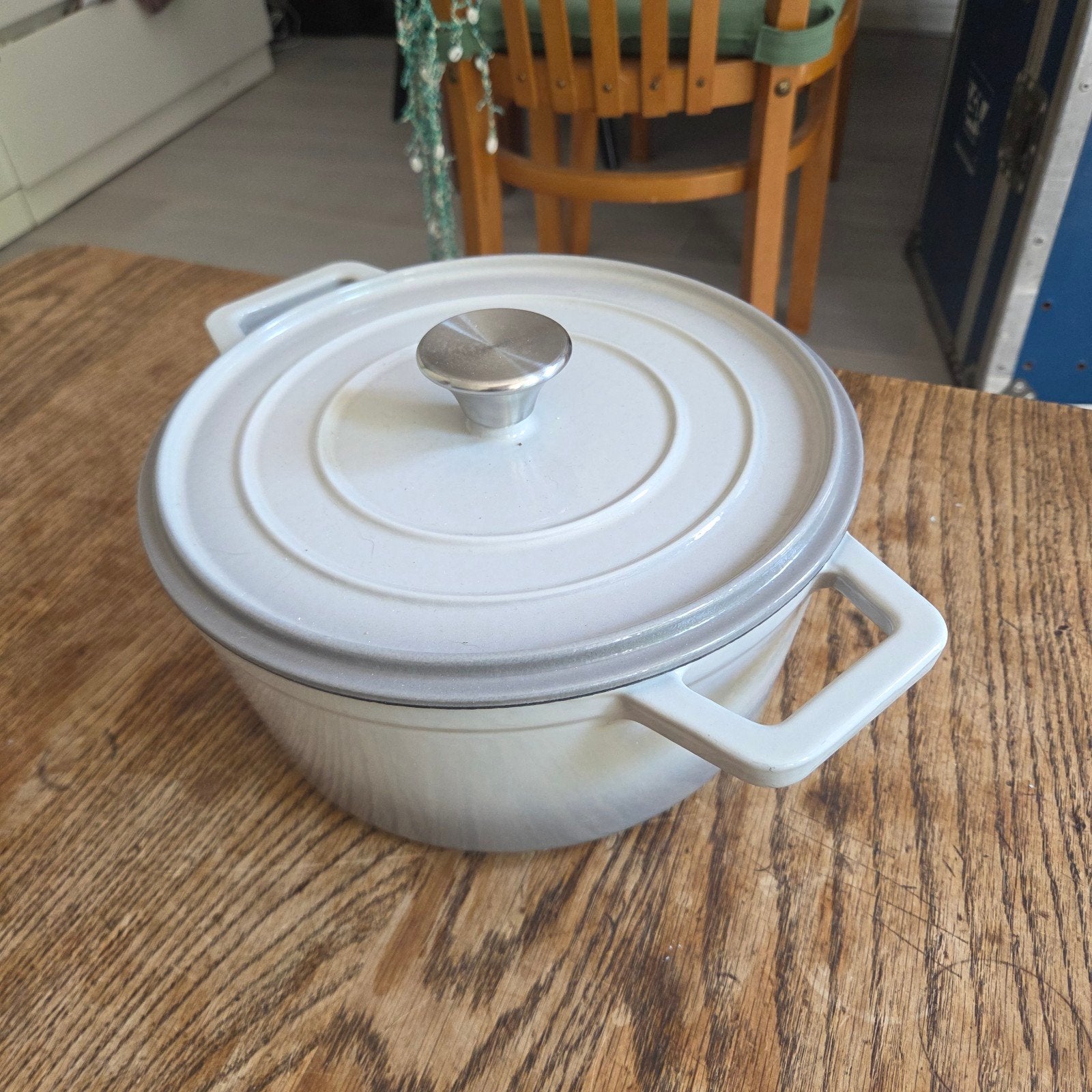 Ongebruikte gietijzeren pan - Ideaal voor slow cooking!, Gietijzer, Nieuw, Keramische plaat, Ophalen