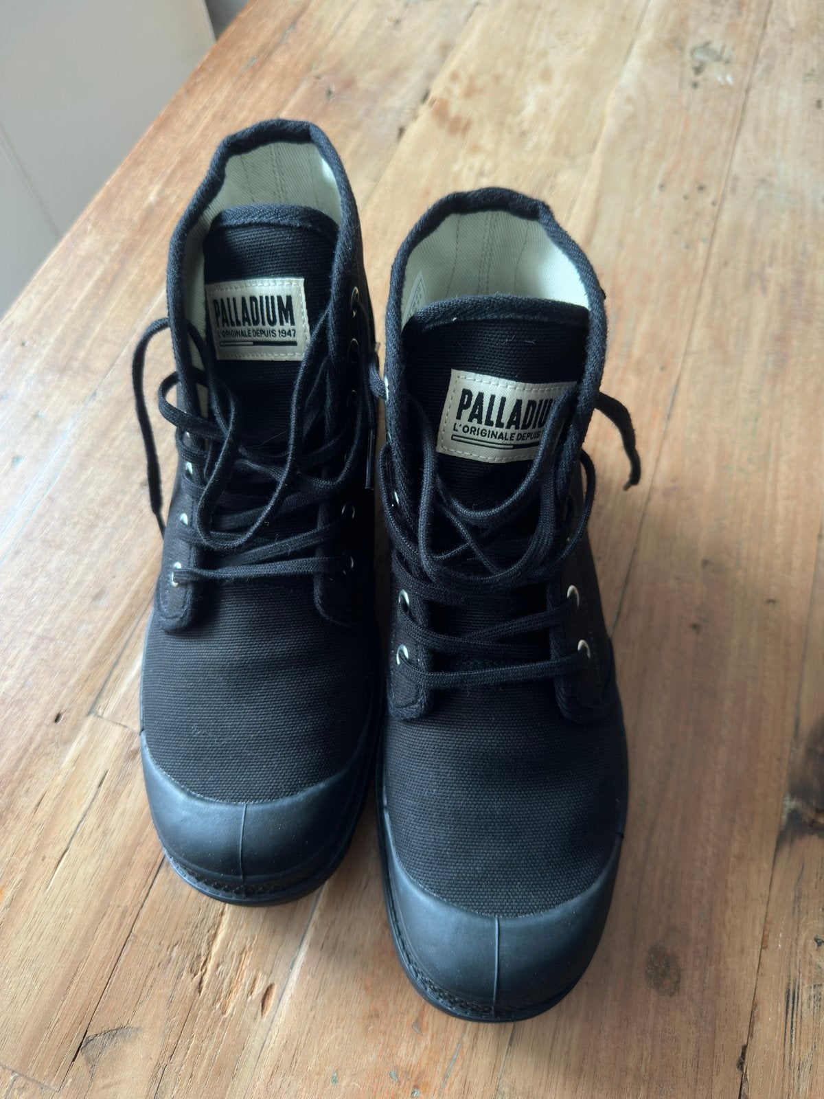 Originele Palladiums, schoenen, zwart, mt 40,5, Kleding | Dames, Schoenen, Zwart, Ophalen of Verzenden, Sneakers of Gympen, Zo goed als nieuw