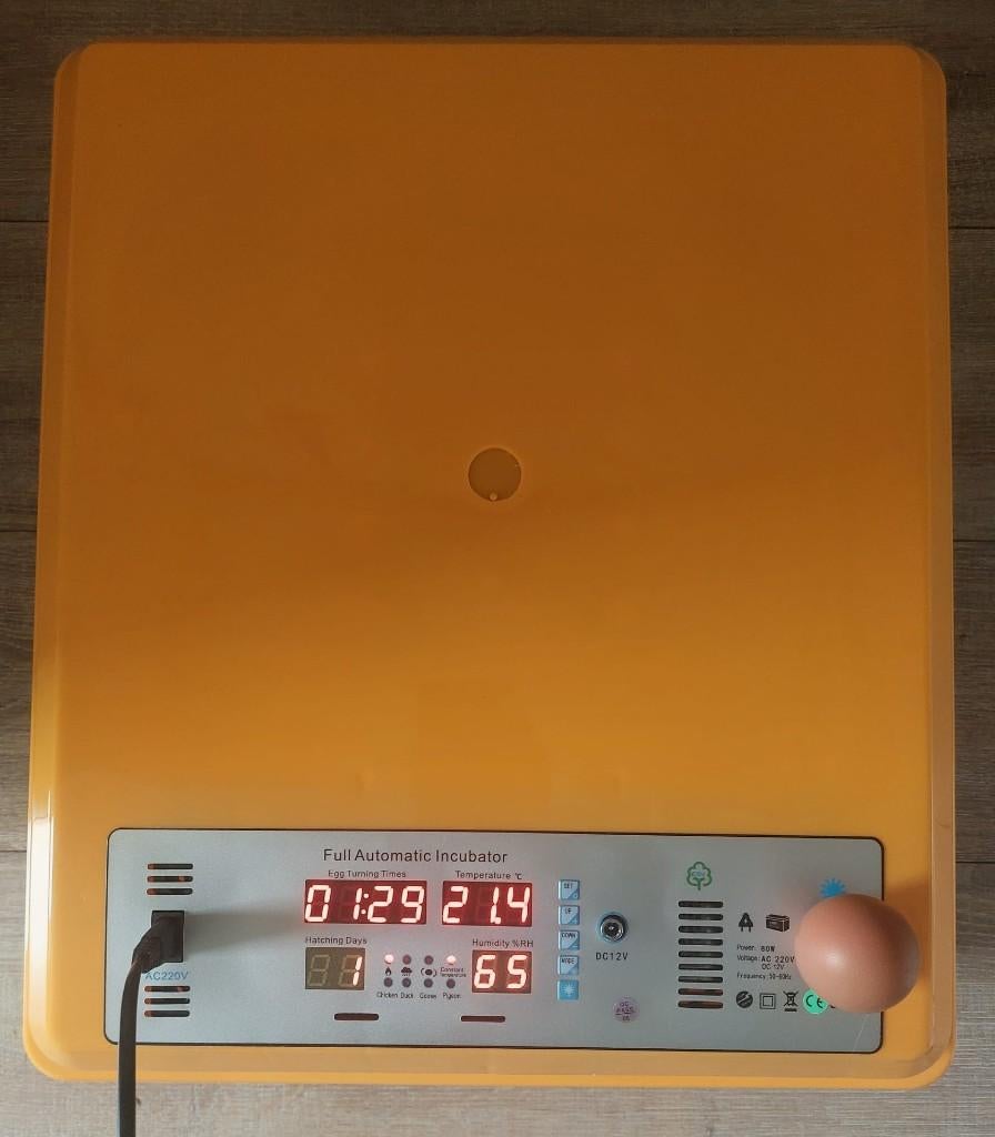 Broedmachine 64 eieren- vol automatisch - Goede uitkomst, Dieren en Toebehoren, Pluimvee | Toebehoren, Ophalen of Verzenden, Nieuw