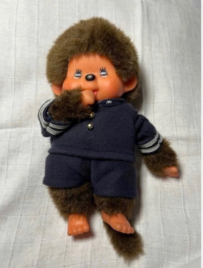 Vintage Monchhichi aapje Sekiguchi 20 cm, Ophalen of Verzenden