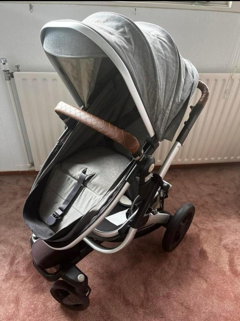 Isofix maxicosie + Joolz Geo 1 Granite kinderwagen, Gebruikt, Verstelbare duwstang, Combiwagen, Ophalen