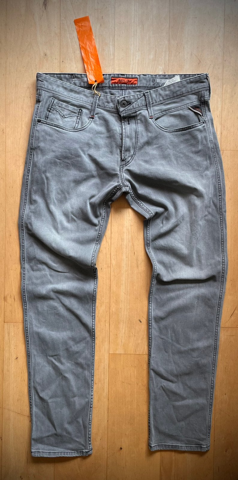 Replay Joe Slim Jeans spijkerbroek W34 L32 grijs, Kleding | Heren, Ophalen of Verzenden, Grijs, W32 (confectie 46) of kleiner