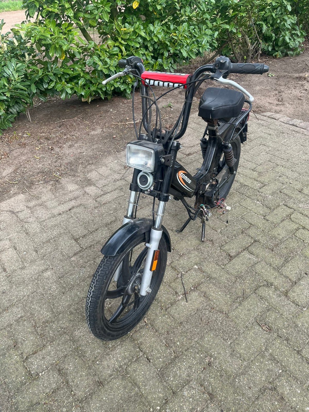Tomos rollend frame blauw kenteken, Fietsen en Brommers, Ophalen, Zo goed als nieuw, Maximaal 25 km/u, Quadro