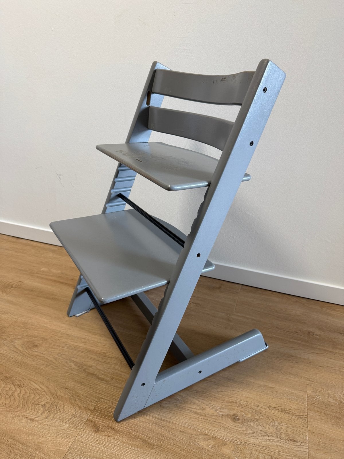 Stokke Tripp Trapp kinderstoel - Grijs, Kinderen en Baby's, Ophalen, Gebruikt, Meegroeistoel
