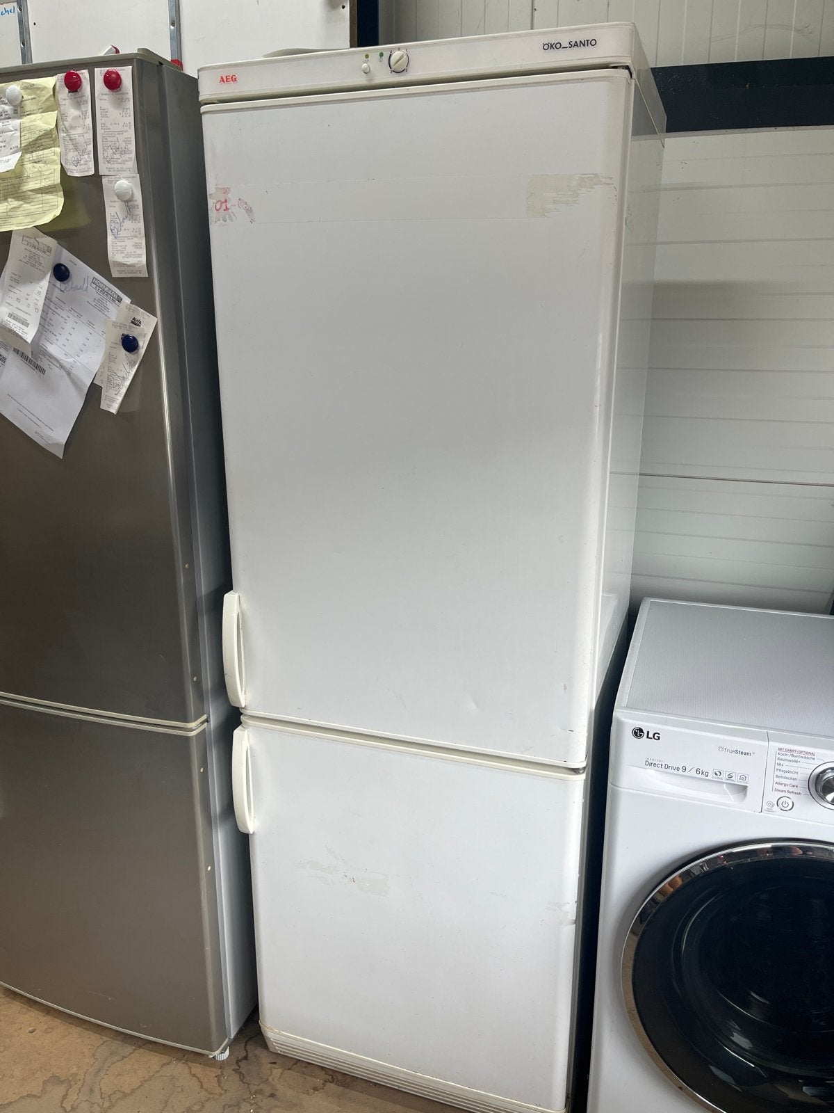 AEG Koelkast/vriezer - Perfect voor drankjes!, Ophalen, 150 tot 200 liter, Gebruikt, Met aparte vriezer