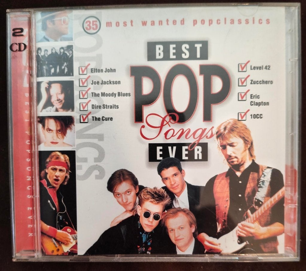 2CD Best Popsongs Ever, Ophalen of Verzenden, Zo goed als nieuw