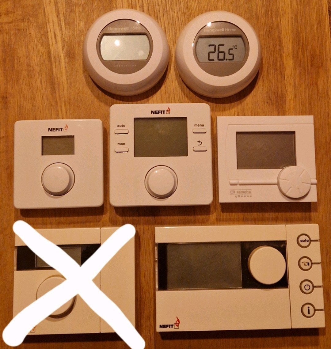 Verschillende Kamerthermostaten o.a. NEFIT/REMEHA/HONEYWELL, Ophalen of Verzenden