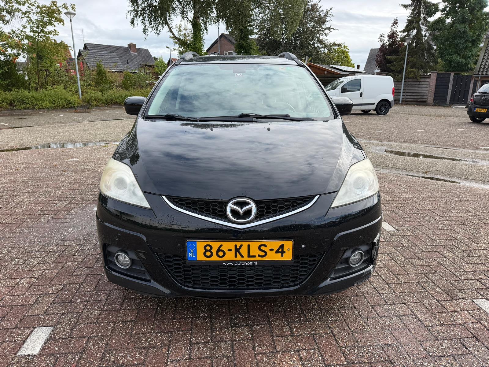 Mazda 5 2.0 2010 Zwart, Auto's, 145 pk, Zwart, 4 cilinders, 7 stoelen