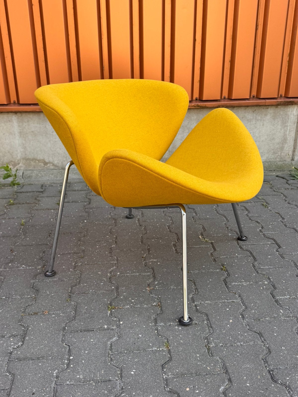 Artifort Orange slice fauteuil F437 - Pierre Paulin, Huis en Inrichting, Fauteuils, Ophalen, Luxe design, 75 tot 100 cm, Zo goed als nieuw