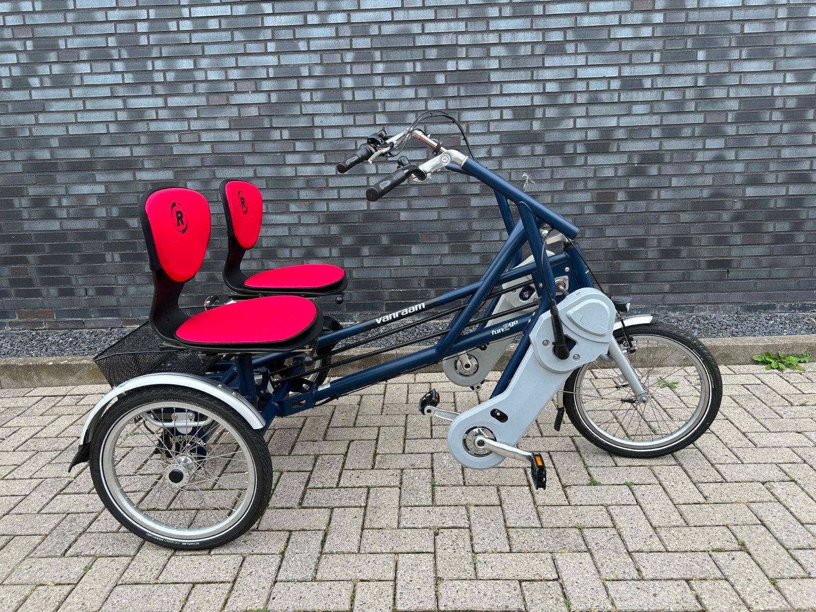 Elektrische Fun2go duo fiets als nieuw staat!, Verzenden, Zo goed als nieuw