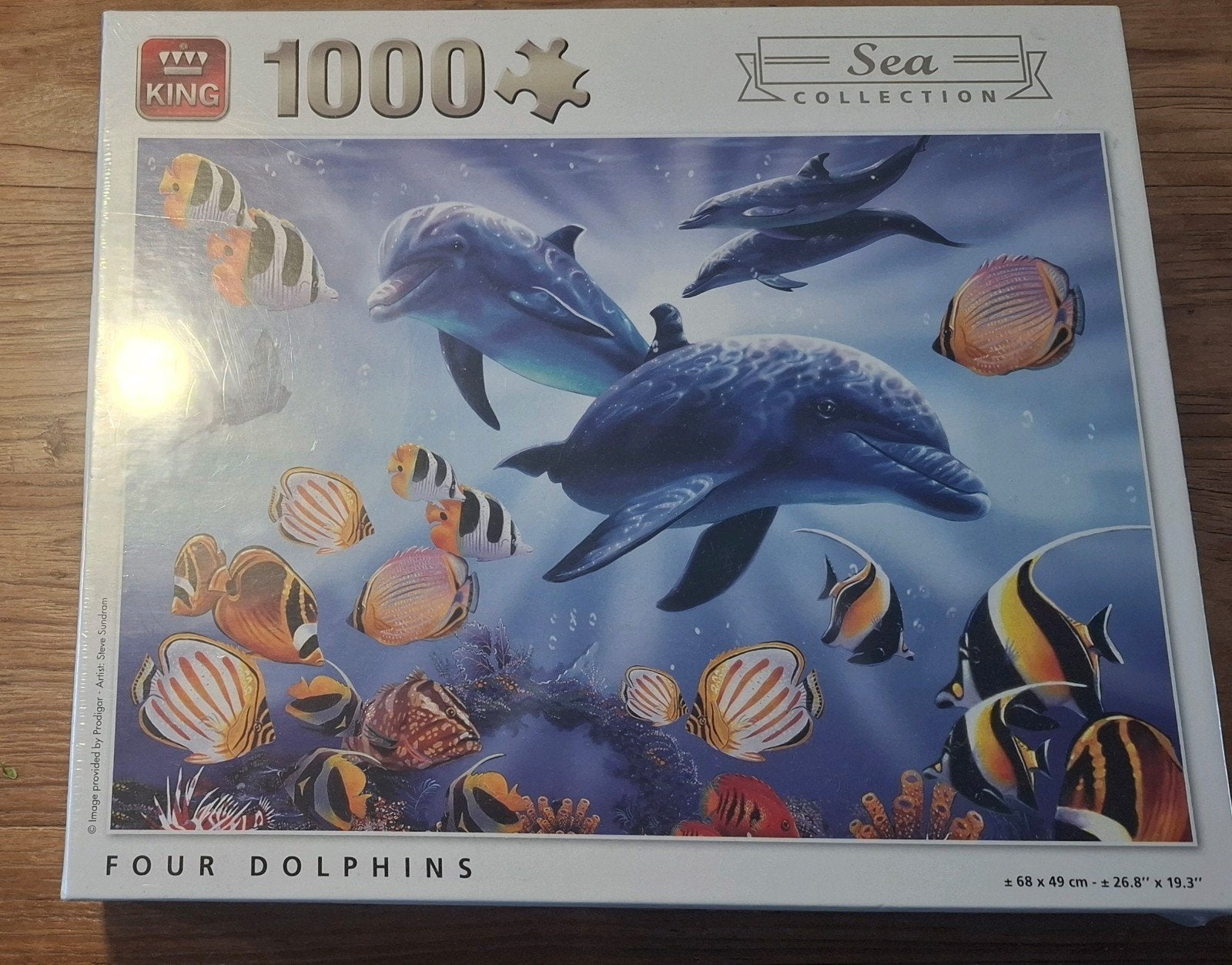 Four dolphins Sea collection, Ophalen of Verzenden, 500 t/m 1500 stukjes, Zo goed als nieuw, Legpuzzel