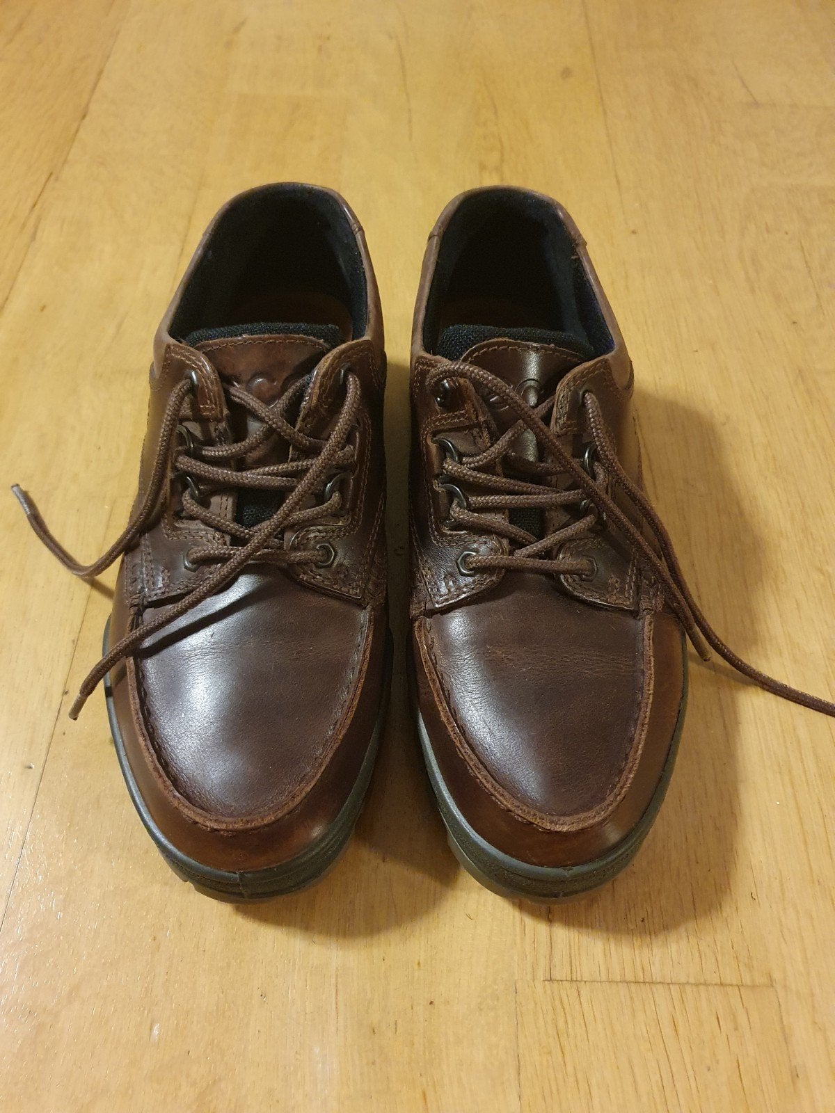 Ecco Track bruine veterschoenen, maat 43, Ecco, Bruin, Ophalen of Verzenden, Zo goed als nieuw