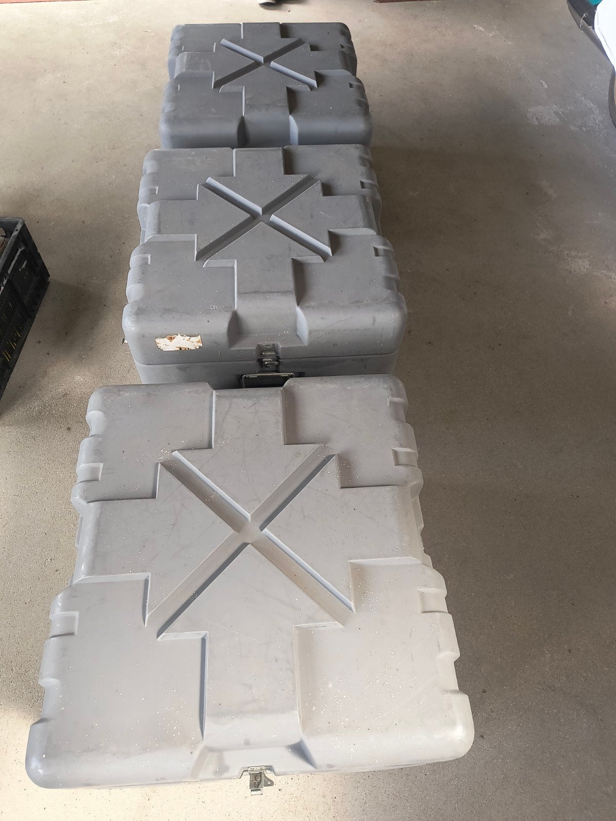 reiskoffers voor instrumenten en apparatuur, Ophalen