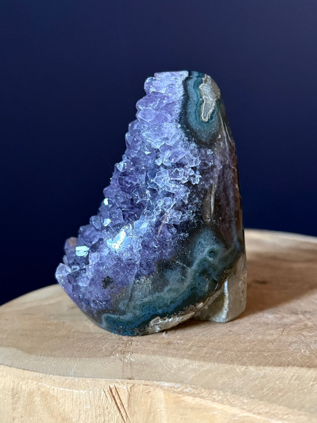 Amethist AA cluster geode edelsteen edelstenen mineraal, Ophalen of Verzenden, Mineraal