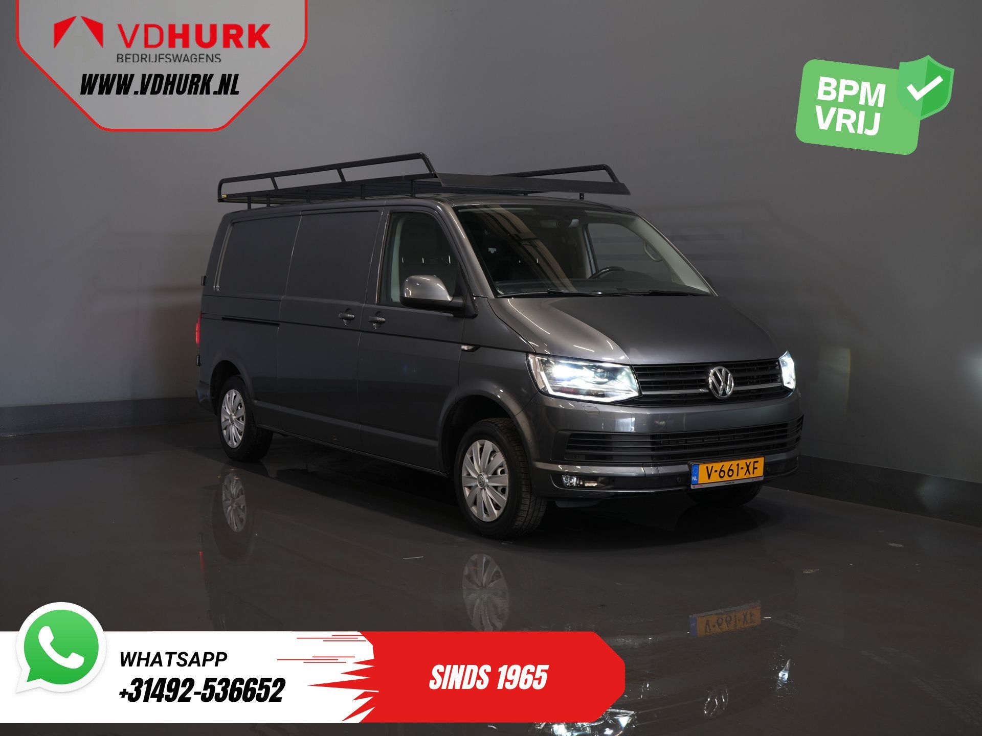 Volkswagen Transporter 2.0 TDI 150 pk DSG Aut. L2 MARGE LED/, Auto's, Stof, Gebruikt, 4 cilinders, 150 pk