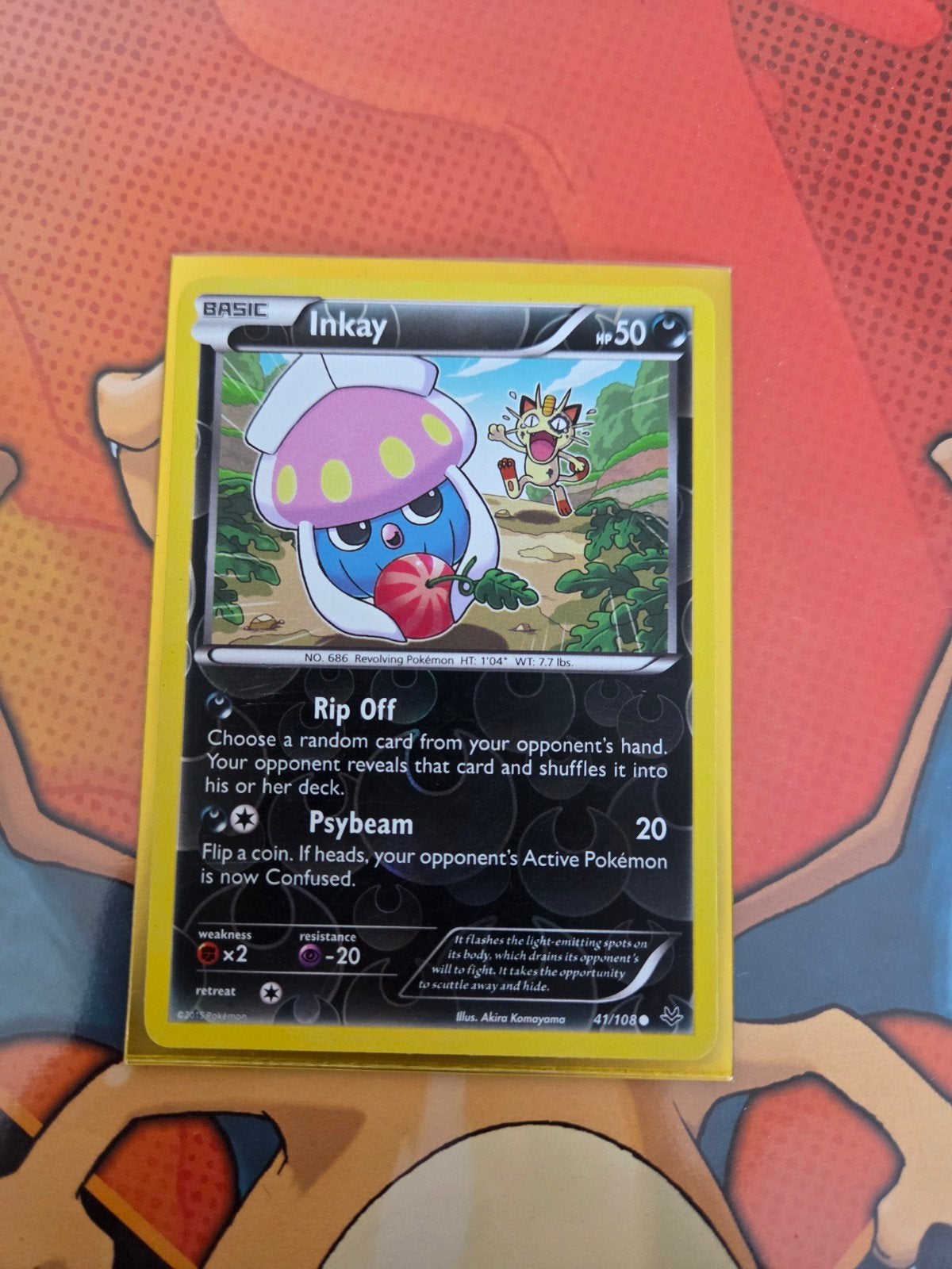 Inkay 41/108 reverse holo, Ophalen of Verzenden