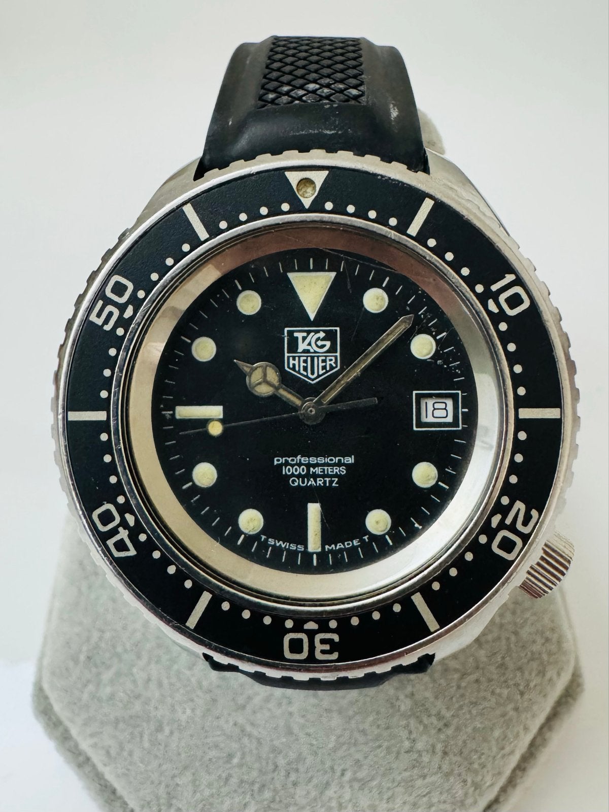 TAG Heuer Professional ‘Deep Dive’ Quartz, Gebruikt, Staal, Polshorloge, Kunststof